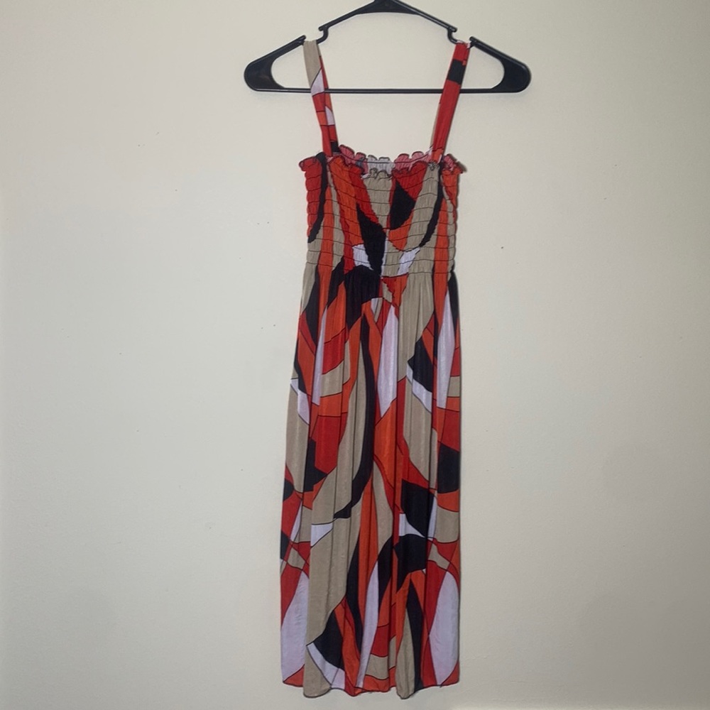 Romantic‎ Sini Multi colored stretchy casual dress One Size fits most NWT